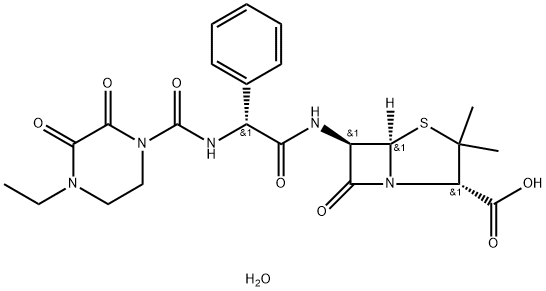 ピペラシリン水和物 化學(xué)構(gòu)造式