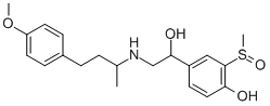 Sulfinalol Struktur