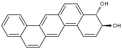 dibenz(a,h)anthracene-3,4-diol Struktur