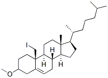 19-iodocholesterol 3-methyl ether Struktur