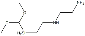 N-[2-(dimethoxymethylsilyl)ethyl]ethylenediamine Struktur