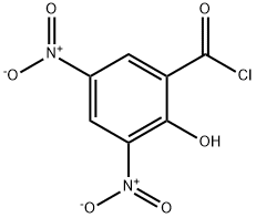 Benzoyl chloride, 2-hydroxy-3,5-dinitro- Struktur