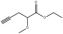 2-METHOXY-PENT-4-YNOIC ACID ETHYL ESTER Struktur