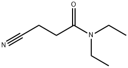 Propanamide, 3-cyano-N,N-diethyl- (9CI) Struktur