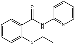 Benzamide, 2-(ethylthio)-N-2-pyridinyl- (9CI) Struktur