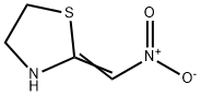 2-NITROMETHYLENETHIAZOLIDINE Struktur