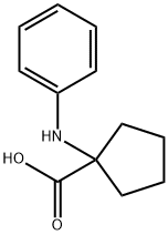 1-PHENYLAMINO-CYCLOPENTANECARBOXYLIC ACID Struktur