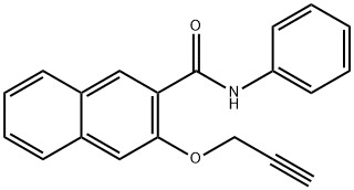 N-Phenyl-3-(2-propynyloxy)-2-naphthalenecarboxamide Struktur