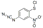 2-nitro-4-azidophenylsulfenyl chloride Struktur