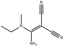 Propanedinitrile,  2-[amino(ethylmethylamino)methylene]- Struktur