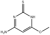 2(1H)-Pyrimidinethione,  6-amino-4-methoxy-  (9CI) Struktur