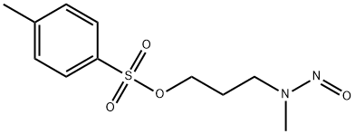 1-Propanol, 3-(methylnitrosoamino)-, 4-methylbenzenesulfonate (ester) Struktur