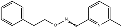 6-METHYL-2-PYRIDINEALDOXIME O-PHENETHYL ETHER Struktur