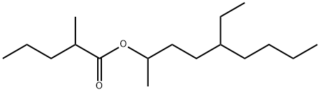 5-ethylnonan-2-yl 2-methylpentanoate Struktur