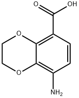 8-Amino-2,3-dihydrobenzo[1,4]dioxine-5-carboxylic acid Struktur