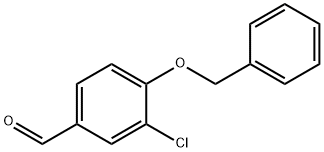 4-(BENZYLOXY)-3-CHLOROBENZALDEHYDE Struktur