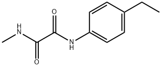 Ethanediamide, N-(4-ethylphenyl)-N-methyl- (9CI) Struktur