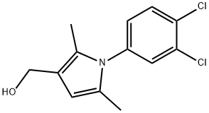 [1-(3,4-DICHLORO-PHENYL)-2,5-DIMETHYL-1H-PYRROL-3-YL]-METHANOL Struktur