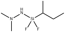 2-[Difluoro(1-methylpropyl)silyl]-1,1-dimethylhydrazine Struktur