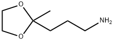 3-(2-Methyl-1,3-dioxolan-2-yl)-1-propanamine Struktur