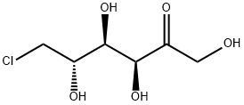 6-chloro-6-deoxyfructose Struktur