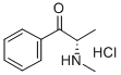 2S-EPHEDRONE HYDROCHLORIDE Struktur