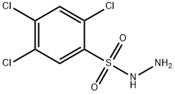 2,4,5-TRICHLOROBENZENESULFONYL HYDRAZIDE Struktur