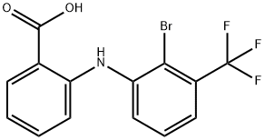 Benzoic  acid,  2-[[2-bromo-3-(trifluoromethyl)phenyl]amino]- Struktur