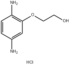 Ethanol, 2-(2,5-diaminophenoxy)-, dihydrochloride Struktur