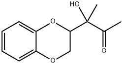 2-BUTANONE, 3-(2,3-DIHYDRO-1,4-BENZODIOXIN-2-YL)-3-HYDROXY- Struktur