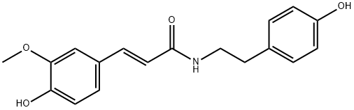 N-Trans-Feruloyltyramine Struktur