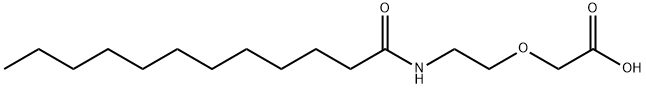 [2-[(1-oxododecyl)amino]ethoxy]acetic acid Struktur