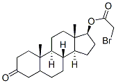 dihydrotestosterone 17-bromoacetate Struktur