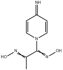 1,2-Propanedione, 1-(4-imino-1,4-dihydro-1-pyridyl)-, dioxime Struktur