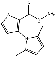 3-(2,5-DIMETHYL-1H-PYRROL-1-YL)-2-THIOPHENECARBOHYDRAZIDE Struktur