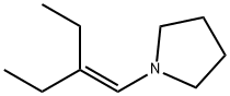 1-(2-Ethyl-1-butenyl)pyrrolidine Struktur