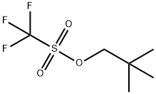 Methanesulfonic acid, trifluoro-, 2,2-diMethylpropyl ester Struktur