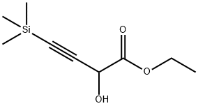 2-HYDROXY-4-(TRIMETHYLSILYL)-3-BUTYNOIC ACID ETHYL ESTER Struktur