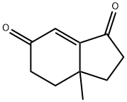 3,3a,4,5-Tetrahydro-3a-methyl-1H-indene-1,6(2H)-dione Struktur