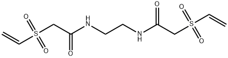 N,N'-BIS(VINYLSULFONYLACETYL)ETHYLENEDIAMINE Struktur