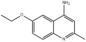 4-AMINO-6-ETHOXY-2-METHYLQUINOLINE Struktur