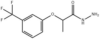 2-[3-(TRIFLUOROMETHYL)PHENOXY]PROPANOHYDRAZIDE Struktur