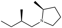 Pyrrolidine, 2-methyl-1-[(2R)-2-methylbutyl]-, (2S)- (9CI) Struktur