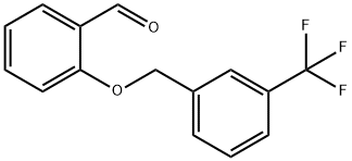 2-{[3-(TRIFLUOROMETHYL)BENZYL]OXY}BENZALDEHYDE Struktur