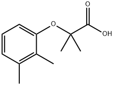 2-(2,3-DIMETHYL-PHENOXY)-2-METHYL-PROPIONIC ACID Struktur