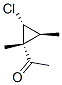 Ethanone, 1-(2-chloro-1,3-dimethylcyclopropyl)-, (1alpha,2alpha,3beta)- (9CI) Struktur