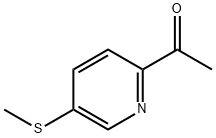 Ethanone, 1-[5-(methylthio)-2-pyridinyl]- (9CI) Struktur