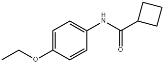 Cyclobutanecarboxamide, N-(4-ethoxyphenyl)- (9CI) Struktur