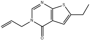 Thieno[2,3-d]pyrimidin-4(3H)-one, 6-ethyl-3-(2-propenyl)- (9CI) Struktur