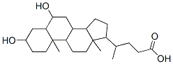 4-(3,6-dihydroxy-10,13-dimethyl-2,3,4,5,6,7,8,9,11,12,14,15,16,17-tetradecahydro-1H-cyclopenta[a]phenanthren-17-yl)pentanoic acid Struktur